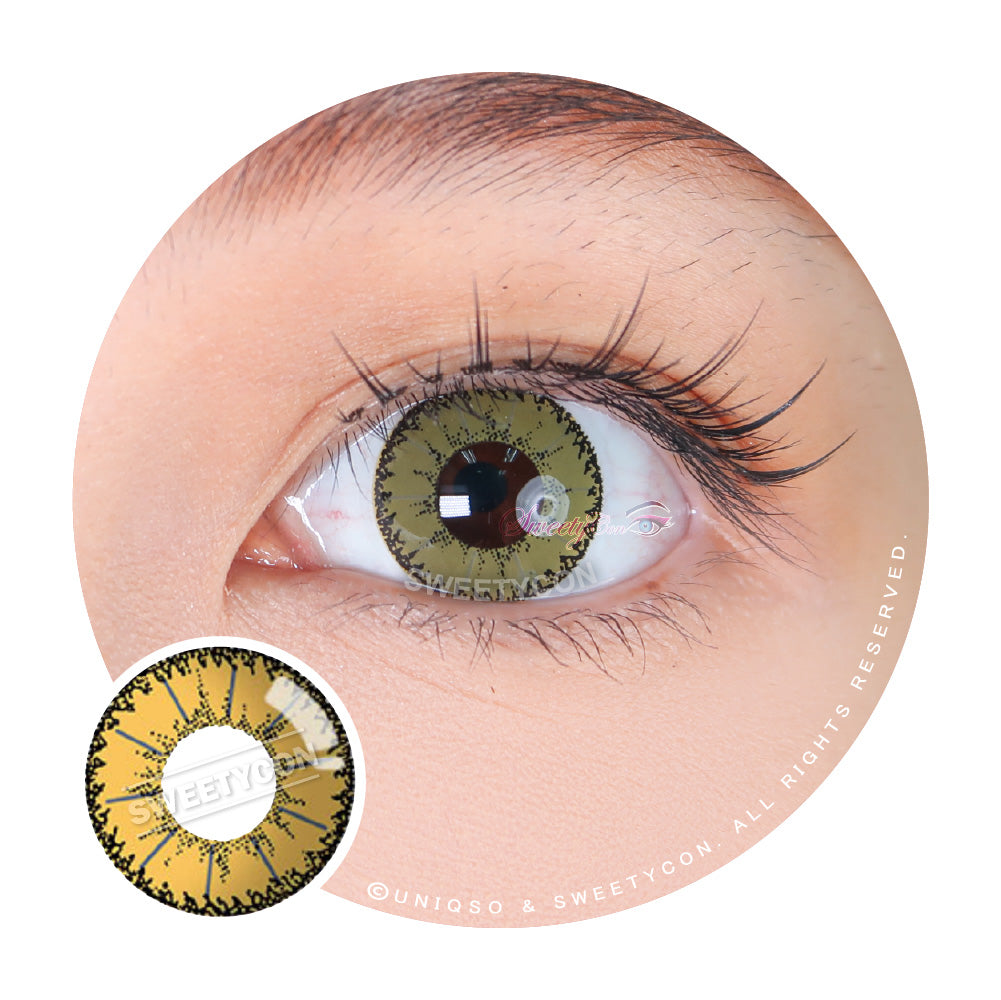 Sweety Devil Yellow (1 lens/pack)-Colored Contacts-UNIQSO