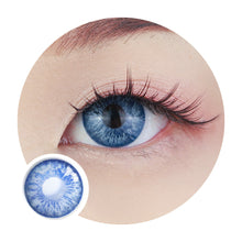 Load image into Gallery viewer, Sweety Blossom Blue Margarita (1 lens/pack)-Colored Contacts-UNIQSO
