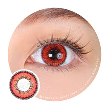 Load image into Gallery viewer, Sweety Poppy Red (1 lens/pack)-Colored Contacts-UNIQSO
