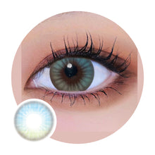 Load image into Gallery viewer, Kazzue Toric Chic Blue Green (1 lens/pack)-Colored Contacts-UNIQSO
