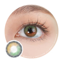 Load image into Gallery viewer, Sweety Honey Green (1 lens/pack)-Colored Contacts-UNIQSO
