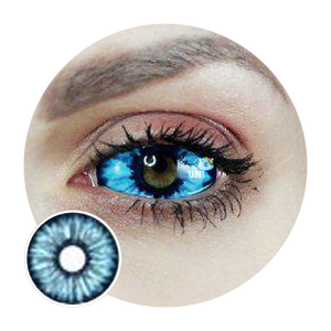 Sweety Blue Sclera Contacts - Blue Elf (1 lens/pack)-Sclera Contacts-UNIQSO