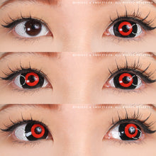 Load image into Gallery viewer, Sweety Mini Sclera Lens Red Ghouls (1 lens/pack)-Mini Sclera Contacts-UNIQSO
