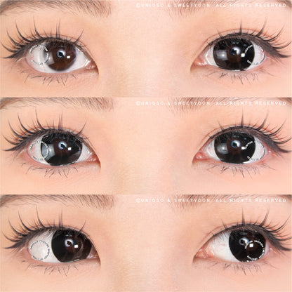 Sweety Magic Black 15mm (1 lens/pack)-Colored Contacts-UNIQSO