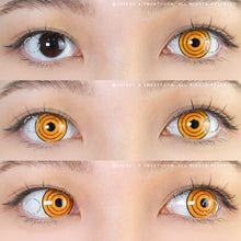 Load image into Gallery viewer, Sweety Crazy Yellow Rings (Chainsaw Man - Makima) (1 lens/pack)-Crazy Contacts-UNIQSO
