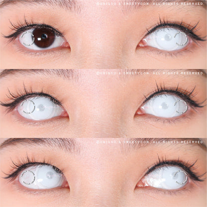 Sweety Crazy Opaque Cloudy White (1 lens/pack)