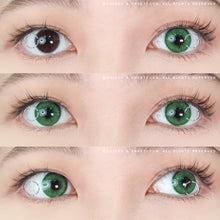 Load image into Gallery viewer, Sweety E-Blink Green (1 lens/pack)-Colored Contacts-UNIQSO
