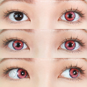 Sweety Anime Tear Pink (1 lens/pack)-Colored Contacts-UNIQSO