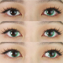 Load image into Gallery viewer, Sweety Shining Stars Green-Colored Contacts-UNIQSO
