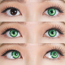 Load image into Gallery viewer, Sweety Koi Green (1 lens/pack)-Colored Contacts-UNIQSO
