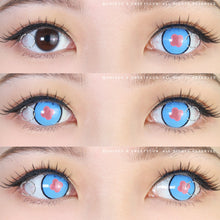 Load image into Gallery viewer, Sweety Fire Force Princess Hibana Blue Eye (1 lens/pack)-Colored Contacts-UNIQSO
