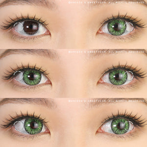 Sweety Candy Green (New)-Colored Contacts-UNIQSO