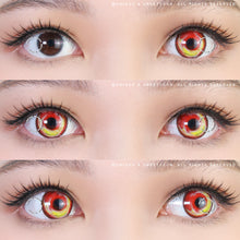 Load image into Gallery viewer, Anime Fire by KleinerPixel-Colored Contacts-UNIQSO
