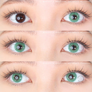 Sweety Hidrocor Emerald (1 lens/pack)-Colored Contacts-UNIQSO