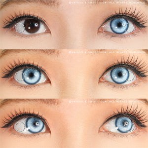 Sweety Koi Blue (1 lens/pack)-Colored Contacts-UNIQSO