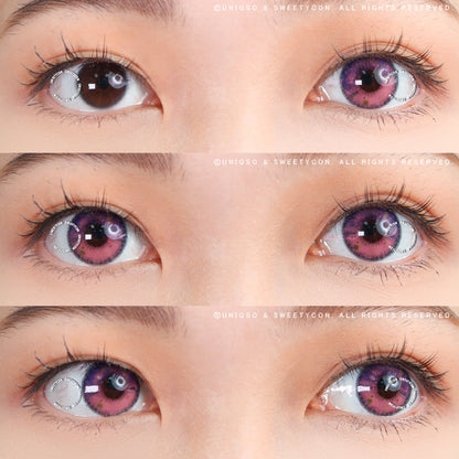 Sweety Anime Tear Violet (1 lens/pack)-Colored Contacts-UNIQSO