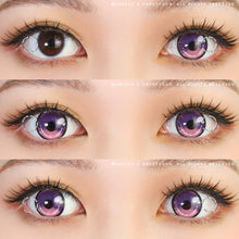 Load image into Gallery viewer, Sweety Anime 2 Purple Pink (1 lens/pack)-Colored Contacts-UNIQSO
