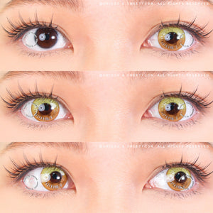 Sweety Anime Yellow (1 lens/pack)-Colored Contacts-UNIQSO