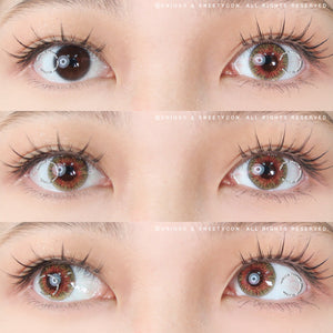 Sweety 3 Tones Honey (1 lens/pack)-Colored Contacts-UNIQSO