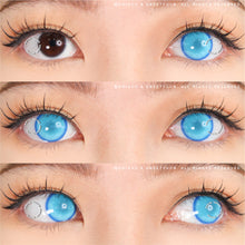 Load image into Gallery viewer, Sweety Paradise Blue (1 lens/pack)-Colored Contacts-UNIQSO
