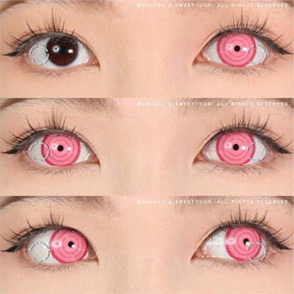 Sweety Crazy Rings Pink (1 lens/pack)-Crazy Contacts-UNIQSO
