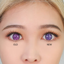 Load image into Gallery viewer, Anime Sparkle Violet V2 by KleinerPixel-Colored Contacts-UNIQSO
