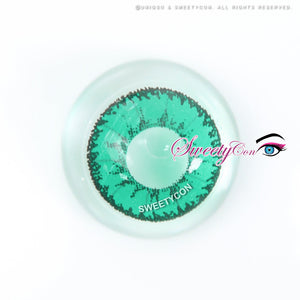 Sweety Devil Green (1 lens/pack)-Colored Contacts-UNIQSO