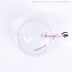 Sweety Crazy White Screen/White Mesh (1 lens/pack)-Crazy Contacts-UNIQSO