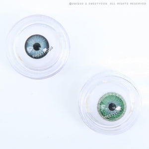 Sweety 3 Tones Gemstone Green (1 lens/pack)-Colored Contacts-UNIQSO