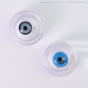 Sweety Crazy Solid Blue (1 lens/pack)-Crazy Contacts-UNIQSO