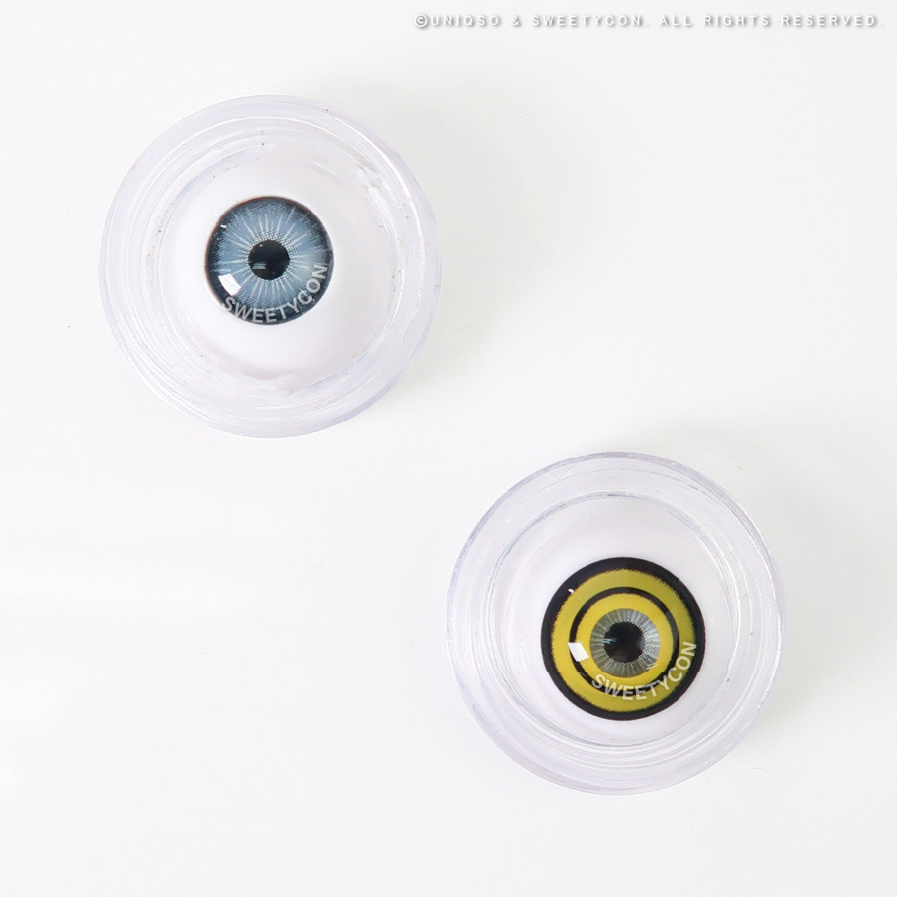 Sweety Crazy Yellow Rings V3 (Chainsaw Man - Makima) (1 lens/pack)