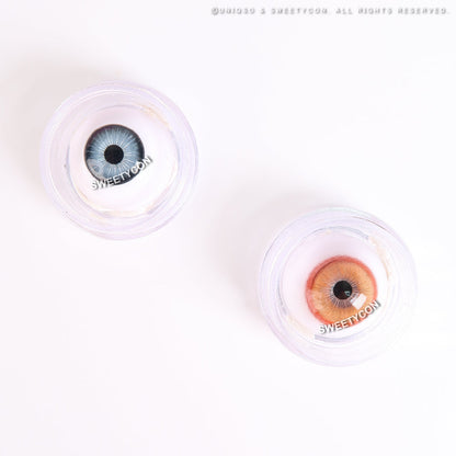 1 Day Sweety Star Tears Brown (10 lenses/pack)-Colored Contacts-UNIQSO