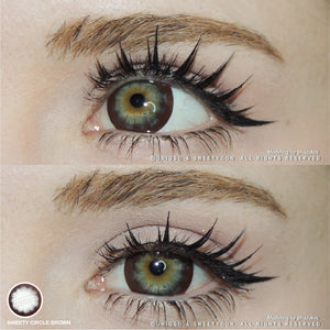 Sweety Circle Brown (1 lens/pack)-Colored Contacts-UNIQSO