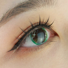 Load image into Gallery viewer, Sweety Shining Stars Green-Colored Contacts-UNIQSO

