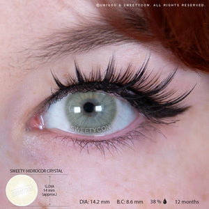 Sweety Hidrocor Crystal (1 lens/pack)-Colored Contacts-UNIQSO