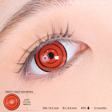 Load image into Gallery viewer, Sweety Crazy Asa Mitaka (1 lens/pack)-Crazy Contacts-UNIQSO
