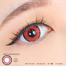 Load image into Gallery viewer, Sweety Queen Pink Violet (1 lens/pack)-Colored Contacts-UNIQSO
