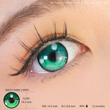 Load image into Gallery viewer, Sweety Anime 3 Green-Colored Contacts-UNIQSO
