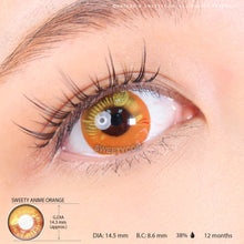 Load image into Gallery viewer, Sweety Anime Orange (1 lens/pack)-Colored Contacts-UNIQSO
