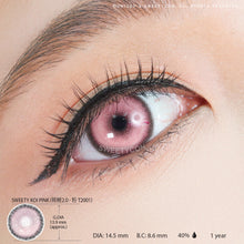 Load image into Gallery viewer, Sweety Koi Pink (1 lens/pack)-Colored Contacts-UNIQSO
