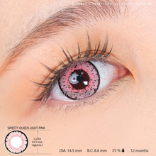 Load image into Gallery viewer, Sweety Queen Light Pink (1 lens/pack)-Colored Contacts-UNIQSO
