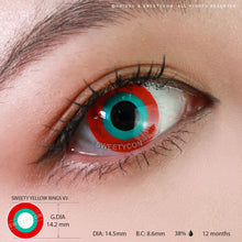 Load image into Gallery viewer, Sweety Crazy Matryoshka Red Doll-Crazy Contacts-UNIQSO
