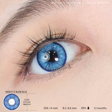 Load image into Gallery viewer, Sweety E-Blink Blue (1 lens/pack)-Colored Contacts-UNIQSO
