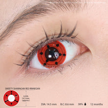 Load image into Gallery viewer, Sweety Rinne Sharingan (1 lens/pack)-Colored Contacts-UNIQSO
