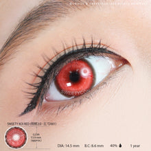 Load image into Gallery viewer, Sweety Koi Red (1 lens/pack)-Colored Contacts-UNIQSO
