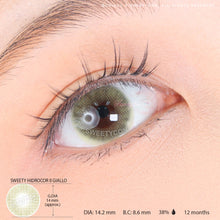 Load image into Gallery viewer, Sweety Hidrocor II Giallo (1 lens/pack)-Colored Contacts-UNIQSO
