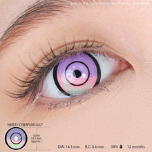 Load image into Gallery viewer, Sweety Cyberpunk Lucy (1 lens/pack)-Colored Contacts-UNIQSO
