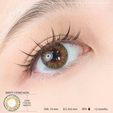 Load image into Gallery viewer, Sweety 3 Tones Hazel (1 lens/pack)-Colored Contacts-UNIQSO
