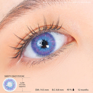 Sweety Crazy Psychic (1 lens/pack)-Colored Contacts-UNIQSO