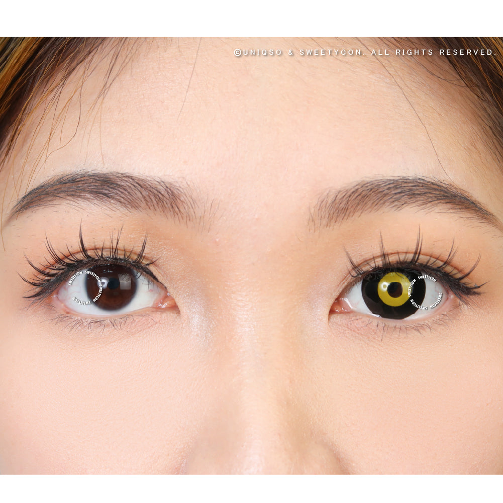 Sweety Mini Yellow Ghoul (1 lens/pack)-Crazy Contacts-UNIQSO